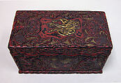 Box, Red and black lacquer , Japan