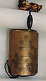 Case (Inrō) with Design of Young Pine Trees, Lacquer, kinji, gold and silver hiramakie, takamakie; Interior: nashiji and fundame, Japan