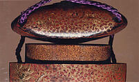 Case (Inrō) with Design of Various Flowers Growing beside Rocks and Fence, Lacquer, red and gyobu, gold and silver hiramakie, coral, raden, metal inlay; Interior: nashiji and fundame, upper case three-divided, Japan
