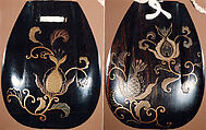 Case (Inrō) with Design of Nanban Flowers, Lacquer, dark wood, gold, silver, brown and green takamakie; Interior: plain, drawers, ivory handles, Japan