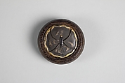 Netsuke with Decoration of Insect, Wood and metal (Monju type), Japan