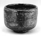 Teabowl, Pottery (Raku ware), Japan