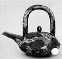 Wine Pot with Cover, Paste decorated with polychrome enamels (Awata ware), Japan