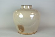 Jar, Porcelain with crackled white glaze (Guangdong ware), China