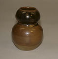 Tea Jar, Ctoneware with iron-rich glaze (Takatori ware), Japan