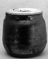Tea Jar, Clay covered with glaze (Tanba ware, Satsuma style glaze), Japan