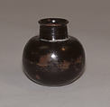 Tea Jar, Clay covered with glaze; right-handed itogiri (Takatori ware), Japan