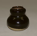 Tea Jar, Paste covered with a glaze; left-handed itogiri (Takatori ware), Japan