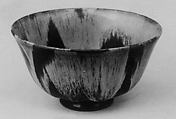 Cup, Buff ware covered with a brown and yellow glaze (Takatori ware), Japan