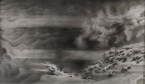 Primeval Chaos, Ren Jian (Chinese, born 1955), Handscroll; ink on polyester, China