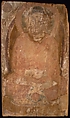 Buddha with a Halo and Flaming Body Mandorla, Water-based pigments on wood, China (Xinjiang Autonomous Region)