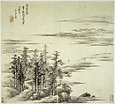 Landscapes after old masters, leaves a, o, p by Wang Hui (Chinese, 1632–1717), Album of sixteen leaves; ink and color on paper, China