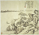 Landscapes after old masters, leaves a, o, p by Wang Hui (Chinese, 1632–1717), Album of sixteen leaves; ink and color on paper, China