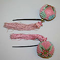 Hairpins, Silk, wood, metal, China