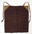 Ensemble, (a–c, e, f) silk, cotton, wool
(d) cotton, wool, clay, Tibet