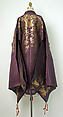 Theatrical costume, (e, f) cotton
(g) paper, Japan