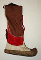Ensemble, (a) wool
(b, c) cotton, wool, leather
(d) wool, silk
(e) linen, Tibet