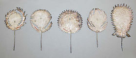 Ensemble, (a–d) cotton, silk; (e) metal, Thailand (Yao Hill)