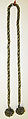 Necklace, metal, India