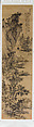 Landscapes of the Four Seasons, Lan Ying (Chinese, 1585–1664), Set of 12 hanging scrolls; ink and color on paper with gold leaf, China