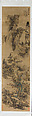 Landscapes of the Four Seasons, Lan Ying (Chinese, 1585–1664), Set of 12 hanging scrolls; ink and color on paper with gold leaf, China