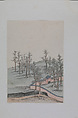 Landscapes, Xiao Yuncong (Chinese, 1596–1673), Album of twelve leaves; ink and color on paper, China