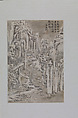 Landscapes, Xiao Yuncong (Chinese, 1596–1673), Album of twelve leaves; ink and color on paper, China