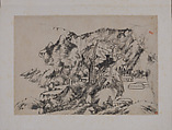 Landscape, Bada Shanren (Zhu Da) (Chinese, 1626–1705), Album of twelve leaves; ink and color on paper, China