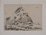 Landscape, Bada Shanren (Zhu Da) (Chinese, 1626–1705), Album of twelve leaves; ink and color on paper, China
