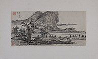 Paintings on Miscellaneous Subjects, Chen Zi (Chinese, 1634–1711), Album of eight leaves; ink on paper, China