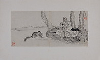 Paintings on Miscellaneous Subjects, Chen Zi (Chinese, 1634–1711), Album of eight leaves; ink on paper, China