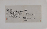Paintings on Miscellaneous Subjects, Chen Zi (Chinese, 1634–1711), Album of eight leaves; ink on paper, China