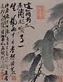 Vegetables, Shitao (Zhu Ruoji) (Chinese, 1642–1707), Album of four leaves; ink and color on paper, China