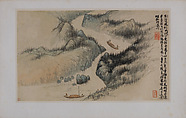 Landscapes Depicting Poems of Huang Yanlü, Shitao (Zhu Ruoji) (Chinese, 1642–1707), 12 leaves from an album of 22; ink and color on paper, China
