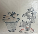 Page from Ten Bamboo Studio Manual of Painting, Polychrome woodblock print; ink and color on paper, China