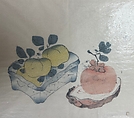 Page from Ten Bamboo Studio Manual of Painting, Polychrome woodblock print; ink and color on paper, China