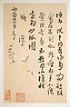 Letters to Fang Shiguan, Bada Shanren (Zhu Da) (Chinese, 1626–1705), Album of ten leaves; ink on patterned and plain paper, China