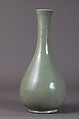 Celadon Flower Vase (Hanaire), Porcelain with celadon glaze; Hizen ware, Japan