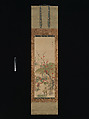 Flowers and Birds of the Four Seasons, Ikeda Koson (Japanese, 1803–1868), Pair of hanging scrolls; ink, color, and gold on silk, Japan