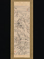 Wintry Landscape, in the Style of Guo Zhongshu, Ike Taiga (Japanese, 1723–1776), Hanging scroll; ink and color on paper, Japan