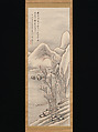 Snowy Landscape, Takahashi Sōhei (Japanese, ca 1804.– ca. 1835), Hanging scroll; ink and color on paper, Japan