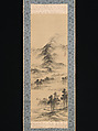 Landscapes of the Four Seasons, Yamamoto Baiitsu (Japanese, 1783–1856), Set of four hanging scrolls; ink and color on silk, Japan