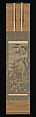Luring the Sun Goddess Amaterasu Out of a Cave with Music; Death of the Historical Buddha, Kōno Bairei (Japanese, 1844–1895), Pair of hanging scrolls; ink, color, and gold on silk, Japan