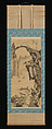 Lions at the Stone Bridge of Mount Tiantai, Soga Shōhaku (Japanese, 1730–1781), Hanging scroll; ink on silk, Japan