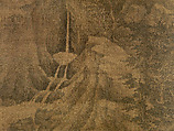 Riverbank, Attributed to Dong Yuan (Chinese, active 930s–960s), Hanging scroll; ink and color on silk, China
