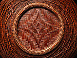 Crest of Waves Flower Basket (Hanakago), Abe Motoshi (Japanese, born 1942), Timber bamboo and rattan, Japan