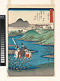 Six Jewel Rivers from Various Provinces, Utagawa Hiroshige (Japanese, Tokyo (Edo) 1797–1858 Tokyo (Edo)), Six woodblock prints; ink and color on paper, Japan