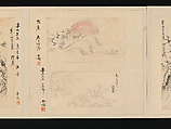 Album of Fifty-four Sketches, Watanabe Kazan (Japanese, died 1841), Album of fifty-four sketches; ink and color on paper, Japan