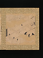 Albums of scenes from The Tale of Genji, Tosa Mitsunori (Japanese, 1583–1638), Two albums of thirty leaves; ink, red pigment, and gold on paper, Japan