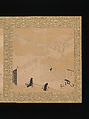 Albums of scenes from The Tale of Genji, Tosa Mitsunori (Japanese, 1583–1638), Two albums of thirty leaves; ink, red pigment, and gold on paper, Japan